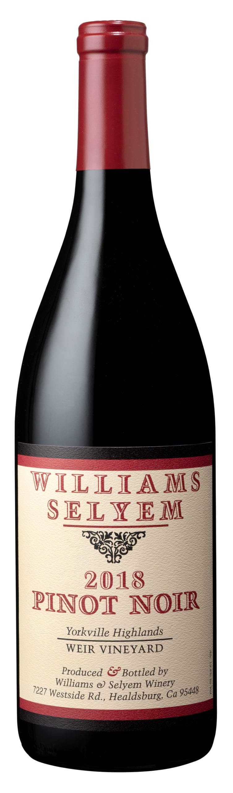 2018 Weir Vineyard Pinot Noir Williams Selyem