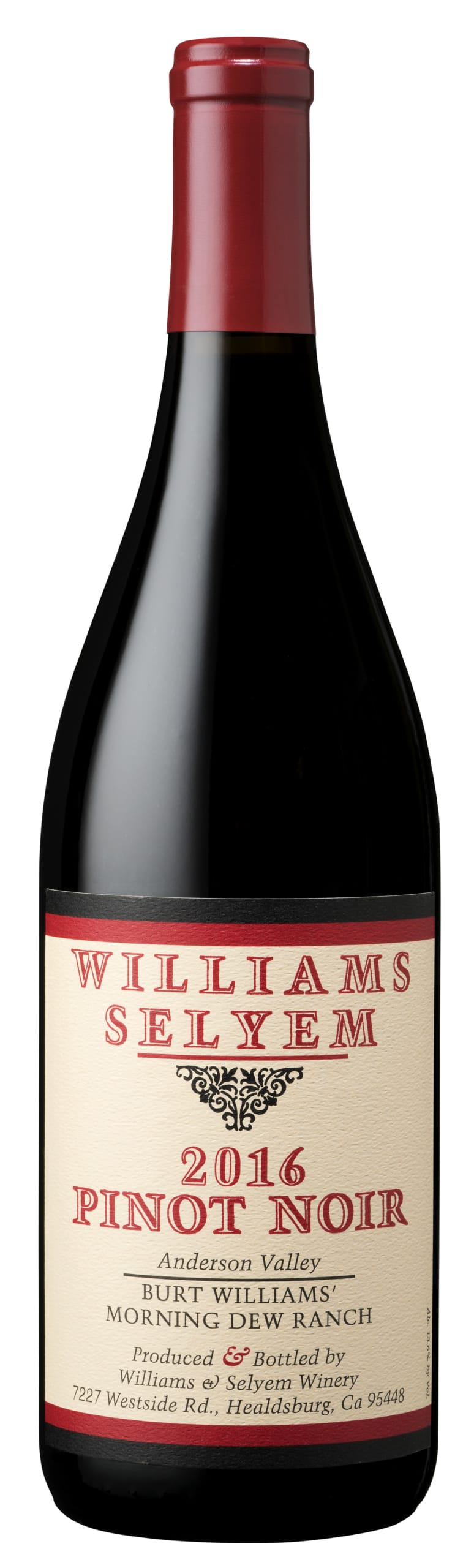 2016 Burt Williams' Morning Dew Ranch Vineyard Pinot Noir